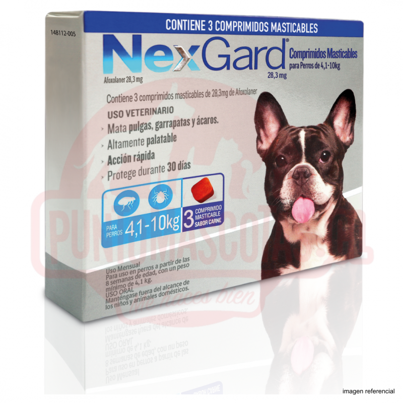 NexGard 3 Comprimidos 4 A 10 Kg 34903 15 990 00