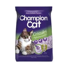 Arena Sanitaria Champion Cat Silica Aglomerada 1.8 kg