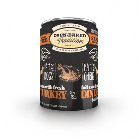 Oven Baked Perros Lata Humeda Pavo 354 grs