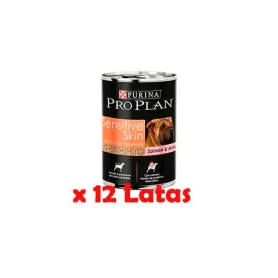 Pack 12 Latas Pro Plan Adulto Salmon & Arroz 368grs
