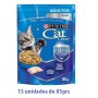 Pack Cat Chow Gato Adulto Pescado 15 x 85g 