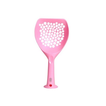 Pala Sanitaria Granulos Grandes Rosa