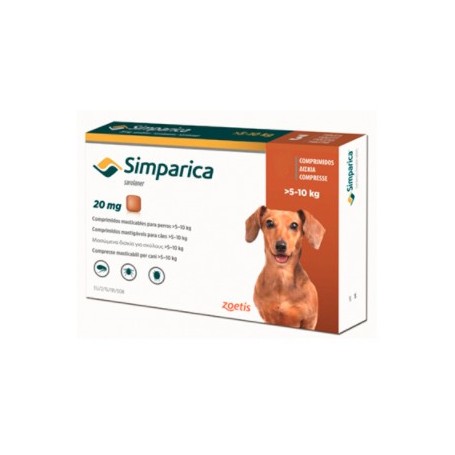 Simparica 5.1  a 10 kg 3 Comprimidos