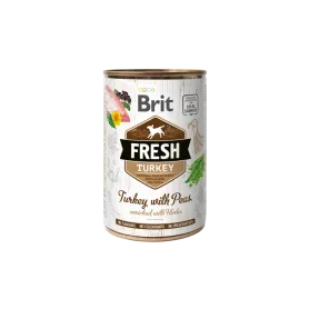 Lata Brit Fresh Turkey With Peas 400grs 38378 4,490.00