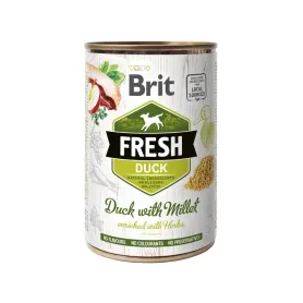 Lata Brit Fresh Pato con Mijo 400gr 38380 4,490.00