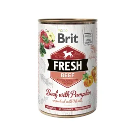 Lata Brit Fresh Carne de vaca y calabaza 400gr