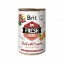 Lata Brit Fresh Carne de vaca y calabaza 400gr