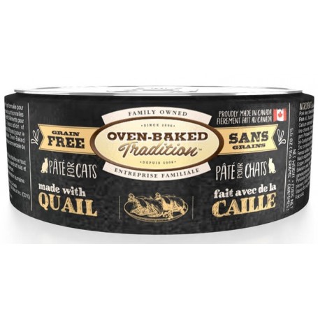 Oven Baked Gato Lata Humeda Codorniz 156 grs