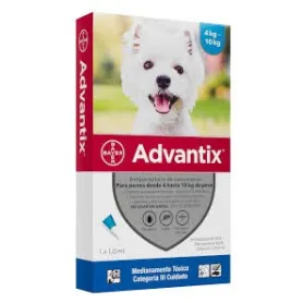 Advantix Antiparasitario Ext. 4 a 10 Kg