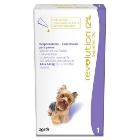 Revolution 12% Perros hasta 2,6 a 5 kg