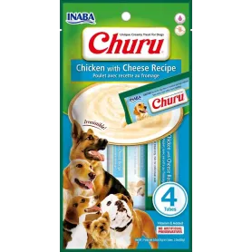 Golosinas Churu Perro Pollo y Queso 4 unds