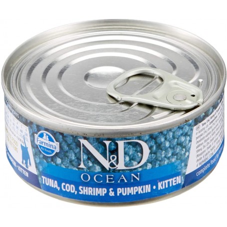 N&D Humedo Gatitos Camarones y Calabaza 75 grs
