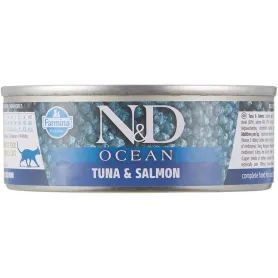 N&D Humedo Gato Atun y Salmon 70 grs 39188 1,860.00