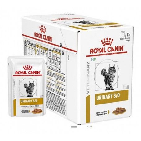 Pack 12 Royal Canin Felino Pouch Húmeda Urinary S/O 85 grs