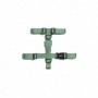 Arnes Zeedog Army Green H-Harness Extra Small