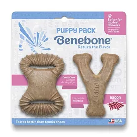 Benebone Puppy Pack 2 Real Bacon