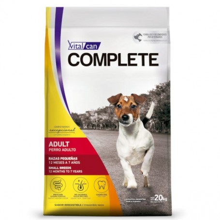 Vitalcan Complete Perro Adulto Raza Pequeña 20 Kg