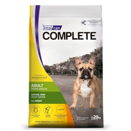 Vitalcan Complete Perro Control Peso 20 Kg