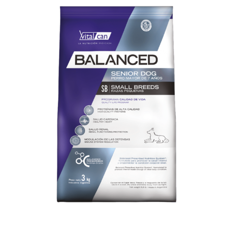 VitalCan Balanced Perro Senior Raza Pequeña 7.5 kg