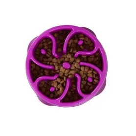 Plato Fun Feeder Slow Bowl con Crestas Purpura Medium 39818 14,990.00