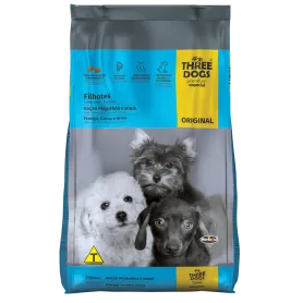 THREE DOGS ORIGINAL CACHORROS DE RAZAS PEQUEÑAS E MINI 3 KG