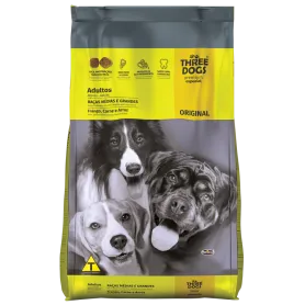 THREE DOGS ORIGINAL ADULTOS RAZAS MEDIANAS Y GRANDES 20 KG