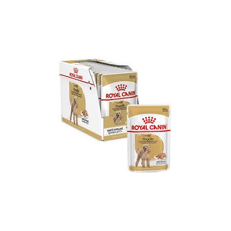 Pack 12 Royal Canin Canino Pouch Húmeda Poodle 85 grs