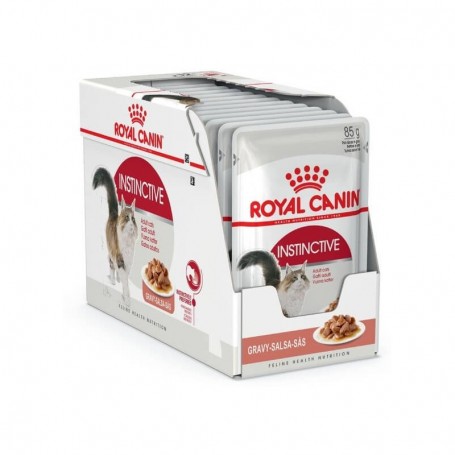 Pack 12 Royal Canin Felino Pouch Húmeda Adulto Instinctive 85 grs