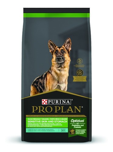 Pro Plan Adult Medium Y Grande Sensitive Skin And Stomach 12+3 Kg 399