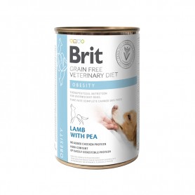 Brit Veterinary Diet Dog Lata Obesity Lamb and Pea 400 grs