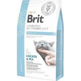 Brit Veterinary Diet Gato Obesity 2 kilos