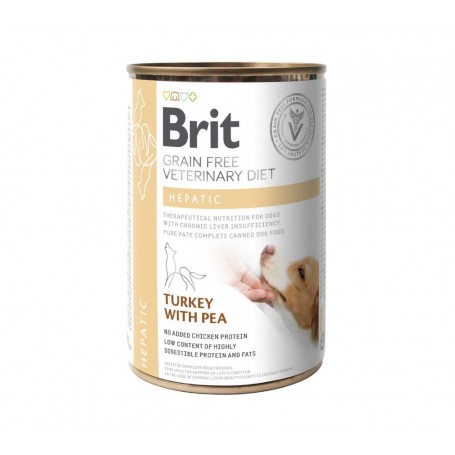 Alimento Humedo Brit Veterinary Hepatic 400 grs