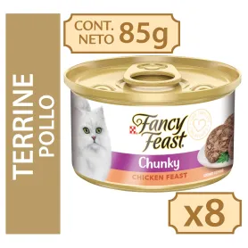 Pack Fancy Feast Terrine Pollo 8 unidades 38256 13,980.00