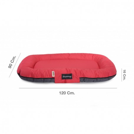 Cama Premium Dreamaway Urbana - Talla XXl (120X90X16 Cm) Rojo Bicolor
