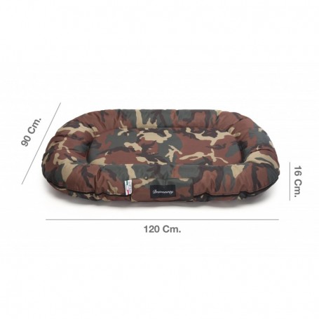 Cama Premium Dreamaway Camuflaje - Talla XXl (120X90X16 Cm) Verde Camuflaje