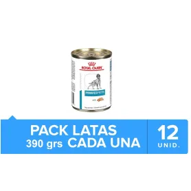 Pack 12 Latas Royal Canin Húmedo Hypoalergenico Hydrolyzed Protein 390g