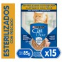 Pack Cat Chow Gato Adulto Esterilizado Pescado 15 x 85g