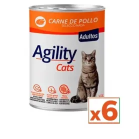 Pack 6 Alimento Humedo XL Agility Adulto 340 grs
