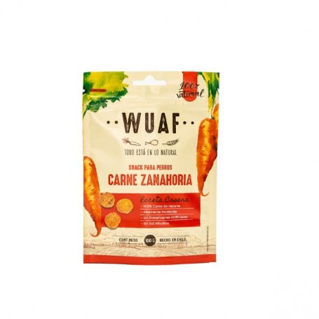 Wuaf Snack Carne Zanahoria 100grs