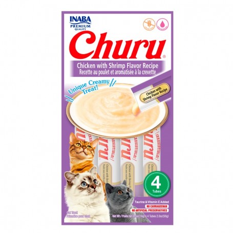 Golosinas Ciao Churu Pollo con Camaron