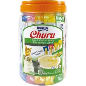 Pack Golosinas Churu Gato Atun y Pollo Variedades 50 unds 40278 29,...