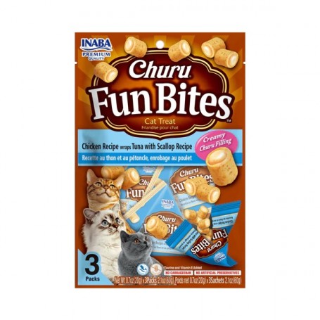 Churu Fun Bites Atún y Ostiones para Gatos