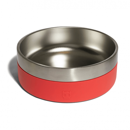 Plato Zeedog Tuff Bowl Coral Acero