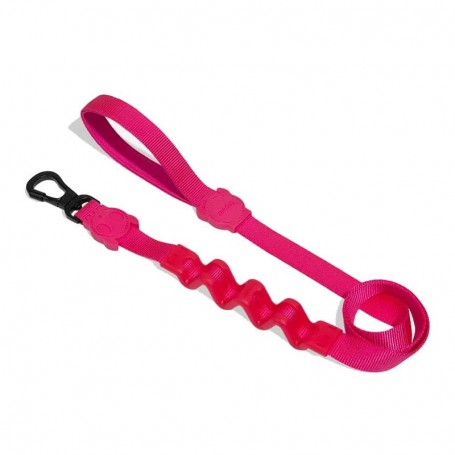 Correa Pink Led Ruff Leash Small