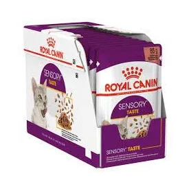 Pack 12 Royal Canin Felino Pouch Húmeda Sensory Taste 85 grs 40675 ...