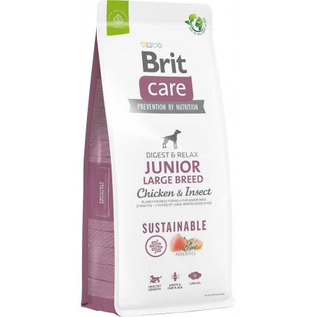 Brit Care Sustainable Junior Large Breed Chicken and Insect 1kg