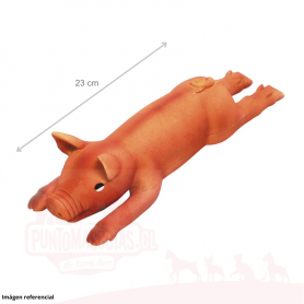Juguete de látex con forma de cerdo 23 cm