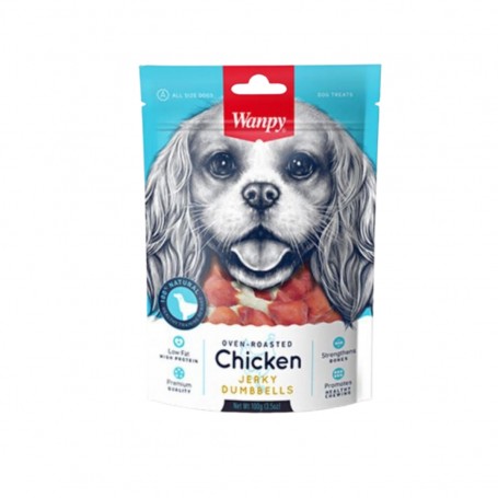 Wanpy Chicken Jerky Dumbbells