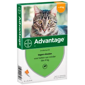 Advantage Para Gatos Hasta 4kg 32878 7,990.00