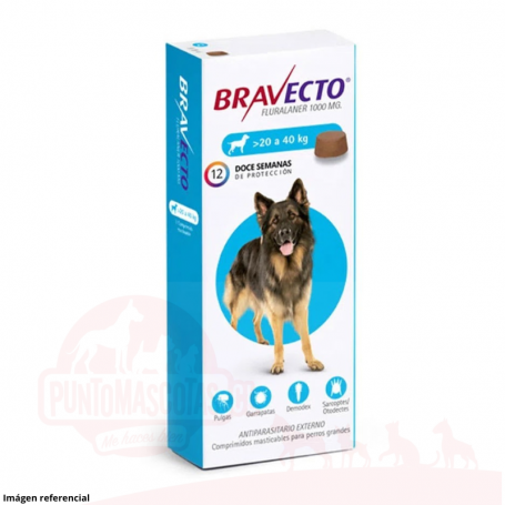 Bravecto 20 a 40 kg